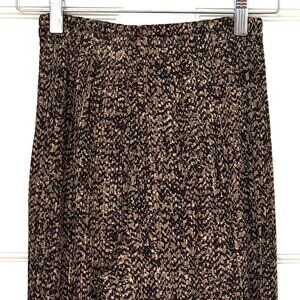 Pleats Please Issey Miyake Basics Camouflage Print Brown pants Size 3